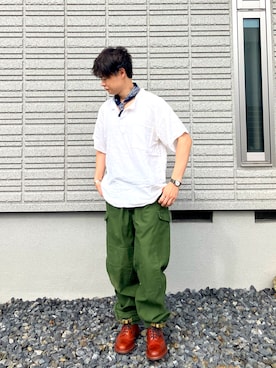 「HERMES（エルメス）のアイテム（アクセサリー）」を使った、𝕋𝕂さん（メンズ・166cm）の秋コーディネート