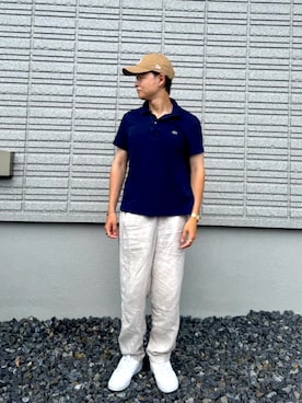 「アイテム（リング、ゴールド系）」を使った、K@相互フォローさん（メンズ・166cm）の夏コーディネート