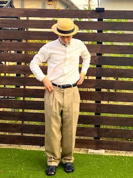 「アイテム（リング）」を使った、𝕋𝕂さん（メンズ・166cm）の夏コーディネート