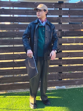 𝕋𝕂さん（メンズ・166cm）の冬コーディネート