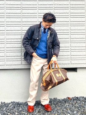 「BACK NUMBER（バックナンバー）のアイテム（トップス）」を使った、𝕋𝕂さん（メンズ・166cm）の春コーディネート