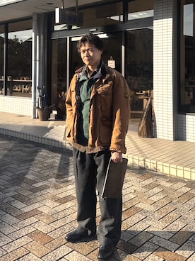 「アイテム（リング）」を使った、𝕋𝕂さん（メンズ・166cm）の冬コーディネート