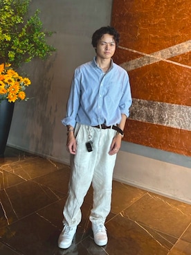「アイテム（財布/小物）」を使った、K@相互フォローさん（メンズ・166cm・30代）の夏コーディネート