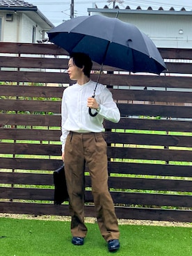 「SANDERS（サンダース）のアイテム」を使った、𝕋𝕂さん（メンズ・166cm）の秋コーディネート