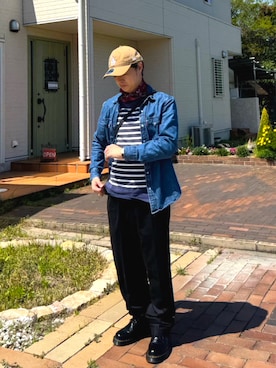 「COACH（コーチ）のアイテム」を使った、𝕋𝕂さん（メンズ・166cm）の春コーディネート