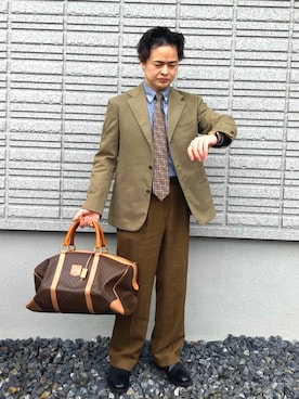 「BACK NUMBER（バックナンバー）のアイテム（トップス）」を使った、𝕋𝕂さん（メンズ・166cm）の春コーディネート