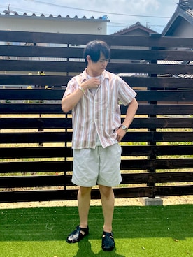 「OMEGA（オメガ）のアイテム」を使った、𝕋𝕂さん（メンズ・166cm）の夏コーディネート