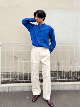 「MR.OLIVE（ミスターオリーブ）のアイテム」を使った、korcstoreさん（メンズ・171cm）の春コーディネート