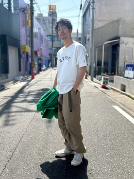 「MR.OLIVE（ミスターオリーブ）のアイテム」を使った、korcstoreさん（メンズ・171cm）の春コーディネート