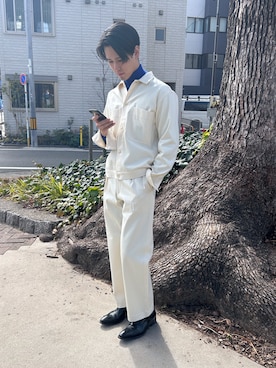 「MR.OLIVE（ミスターオリーブ）のアイテム（ジャケット/アウター）」を使った、korcstoreさん（メンズ・171cm）の冬コーディネート