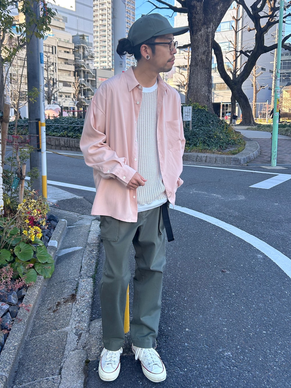 mr.olive カバーオール　グリーン mr.olive カバーオール グリーン
