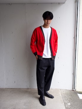 「MR.OLIVE（ミスターオリーブ）のアイテム」を使った、korcstoreさん（メンズ・171cm）の冬コーディネート