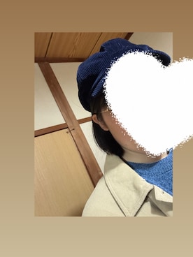 「アイテム（キャップ）」を使った、n.h7♡さん（レディース・165cm・20代）の冬コーディネート