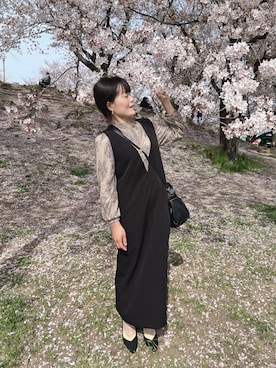 「Jayro（ジャイロ）のアイテム」を使った、asuka☺︎さん（レディース・155cm）の春コーディネート