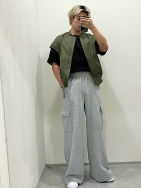 「レギュラー」｜脇山弦さん（メンズ・170cm）の夏コーディネート