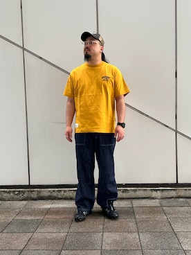 「AVIREX（アヴィレックス）のアイテム（キャップ）」を使った、Taichiさん（メンズ・180cm）の春コーディネート