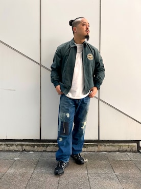 「アイテム（ブルゾン）」を使った、Taichiさん（メンズ・180cm・20代）の夏コーディネート