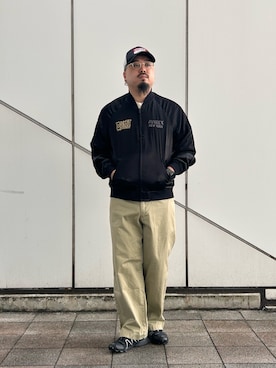 「AVIREX（アヴィレックス）のアイテム（キャップ）」を使った、Taichiさん（メンズ・180cm）の春コーディネート