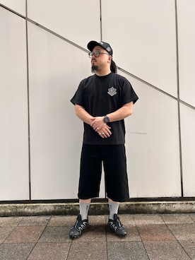 「AVIREX（アヴィレックス）のアイテム」を使った、Taichiさん（メンズ・180cm）の夏コーディネート