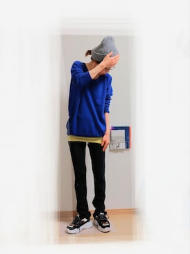 「and it_（アンドイット）のアイテム（帽子）」を使った、きのんさん（レディース・161cm）の春コーディネート