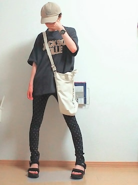「Java（ジャバ）のアイテム」を使った、きのんさん（レディース・161cm）の夏コーディネート
