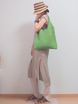 「SpRay（スプレイ）のアイテム（財布/小物）」を使った、きのんさん（レディース・161cm）の夏コーディネート