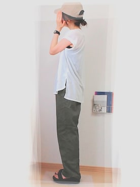 「Java（ジャバ）のアイテム」を使った、きのんさん（レディース・161cm）の春コーディネート