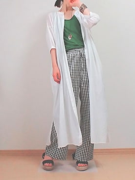 きのんさん(レディース・161cm)の夏コーディネート