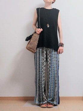 「Fashion Letter（ファッションレター）のアイテム」を使った、きのんさん（レディース・161cm）の夏コーディネート