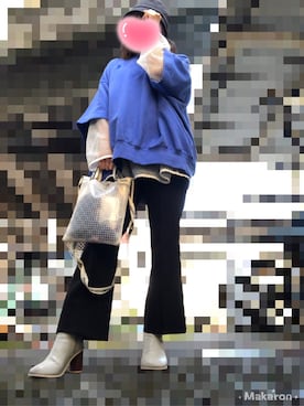 「JEANS MATE（ジーンズメイト）のアイテム」を使った、ぱるむさん（レディース・156cm）の秋コーディネート