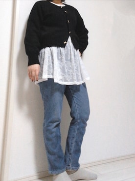 たんたんと息子くんさん（レディース・155cm）の春コーディネート