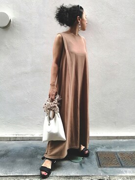 「Cepica（セピカ）のアイテム（ワンピース/ドレス）」を使った、ashimayuさん（レディース・153cm）の夏コーディネート