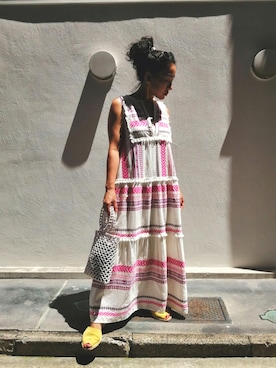 「Cepica（セピカ）のアイテム（サンダル）」を使った、ashimayuさん（レディース・153cm）の夏コーディネート