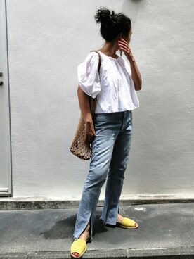 「Cepica（セピカ）のアイテム（サンダル）」を使った、ashimayuさん（レディース・153cm）の夏コーディネート