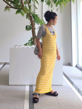 「BIG MAC（ビッグマック）のアイテム」を使った、ashimayuさん（レディース・153cm）の夏コーディネート