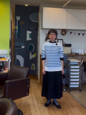 「BEAMS BOY（ビームスボーイ）のアイテム」を使った、ひとみさん（レディース・154cm・40代）の冬コーディネート