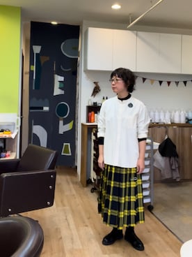 「無印良品（ムジルシリョウヒン）のアイテム」を使った、ひとみさん（レディース・154cm・40代）の秋コーディネート