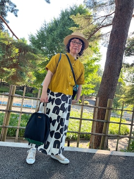 「アイテム（シャツ/ブラウス）」を使った、ひとみさん（レディース・154cm・30代）の夏コーディネート