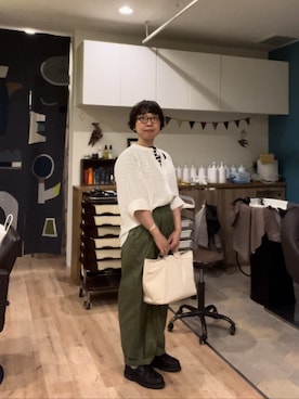 「Paraboot（パラブーツ）のアイテム」を使った、ひとみさん（骨格ストレート・レディース・154cm）の夏コーディネート