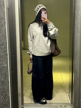 「GAP（ギャップ）のアイテム（デニムパンツ）」を使った、miaさん（レディース・148cm）の秋コーディネート