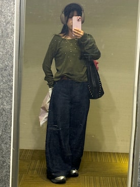 「GAP（ギャップ）のアイテム」を使った、miaさん（レディース・148cm）の秋コーディネート