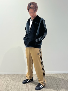 「adidas originals」｜「アイテム（ブルゾン）」を使った、YSさん（メンズ・171cm）の秋コーディネート