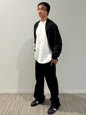 「アイテム（ジャージ）」を使った、YSさん（メンズ・171cm）の秋コーディネート