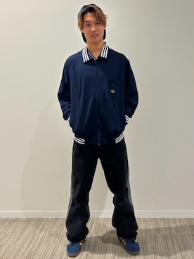 「アイテム（ジャージ）」を使った、YSさん（メンズ・171cm）の秋コーディネート