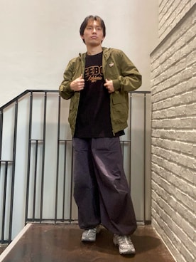 「Reebok（リーボック）のアイテム」を使った、Shumpeiさん（メンズ・173cm）の秋コーディネート
