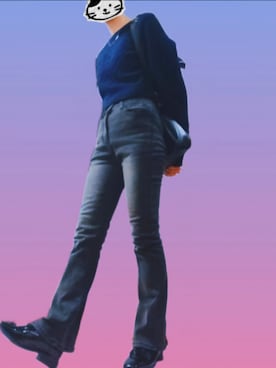 「ZOZO（ゾゾ）のアイテム」を使った、みつさん（レディース・154cm）の秋コーディネート