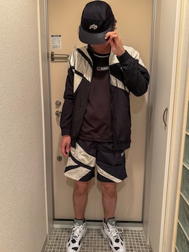 「アイテム（タンクトップ）」を使った、ずきょさん（メンズ・171cm）の秋コーディネート