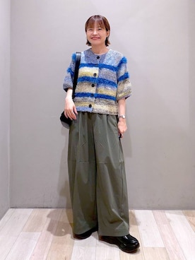 「LEPSIM（レプシィム）のアイテム（その他パンツ）」を使った、ayaka_lepsimさん（レディース・158cm）の夏コーディネート