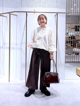 ayaka_lepsimさん（レディース・158cm）の冬コーディネート