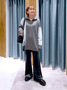 ayaka_lepsimさん（レディース・158cm）の冬コーディネート